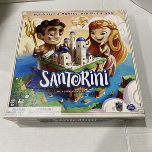 Santorini Board Game Greek Gods Building Strategy Gordon Hamilton 100% Complete